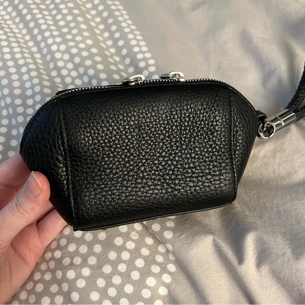 Alexander wang black leather studded clutch wristlet - Picture 2 of 8